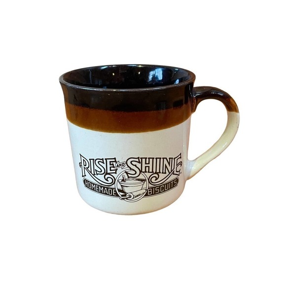 6 Vintage 1984 Hardee's Coffee Mugs. Rise & Shine homemade biscuits - Picture 2 of 6